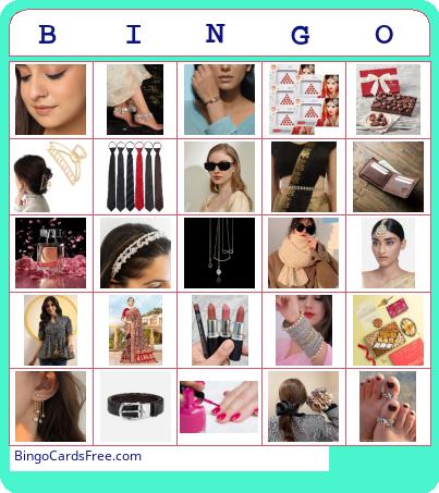 Picture Bingo Cards Free Pdf Printable Game, Title: BINGO