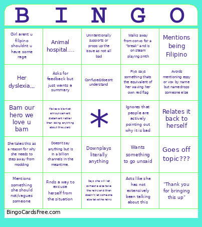 Piyo.. Bingo Card