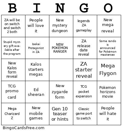 Pokémon Day 2025 Bingo Cards Free Pdf Printable Game, Title: BINGO