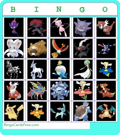 Pokemon BINGO