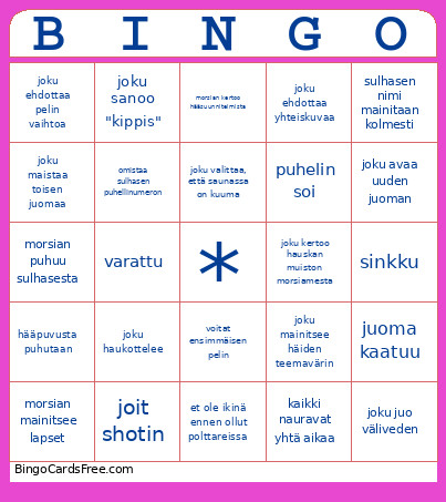 Polttari Bingo Card