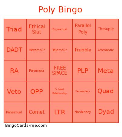 Poly Bingo Card