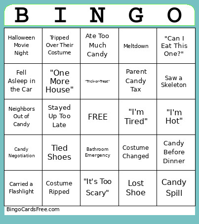Pp Bingo Card