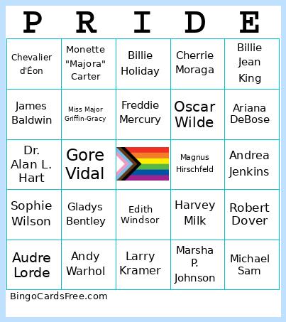 Pride Bingo
