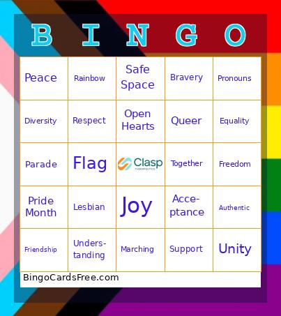 Pride bingo Clsp