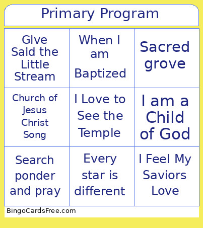 Primary_program_2025 Bingo Card