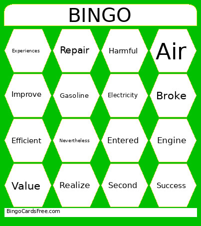 Problems And Success Bingo Card