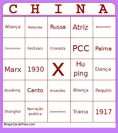 ProduGirls Bingo Card