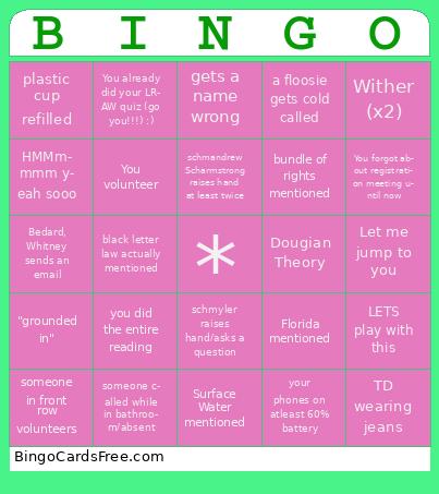 Property W2 Bingo