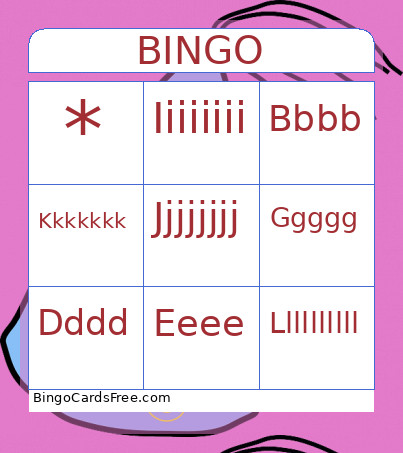 Prueba Bingo Card