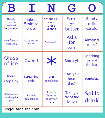 Pumpkinfest Bingo Card
