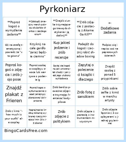 Pyrkoniarz Bingo