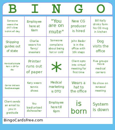 Q4 EB Bingo Card