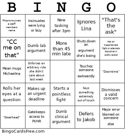 QB Bingo