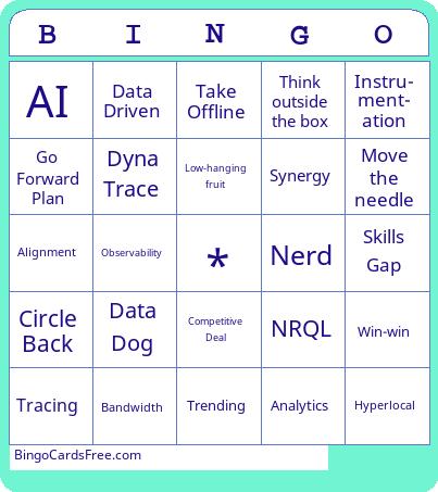 QBR Bingo!