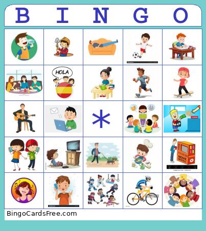 ¿Qué te gusta hacer? Bingo