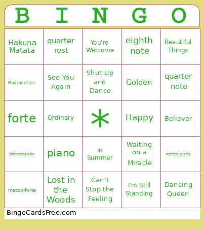 Quarter 1 Review 4th/5th Bingo Card