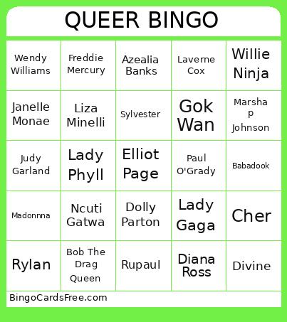 QUEER BINGO