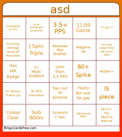 QUICKPLAY 22222 Bingo Card