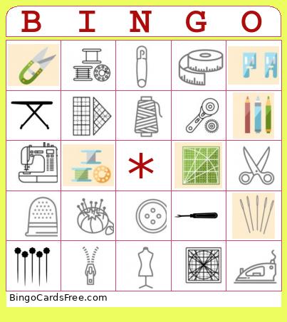 Quilting Bingo