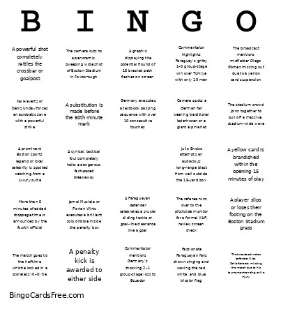 R32FWC Bingo Card