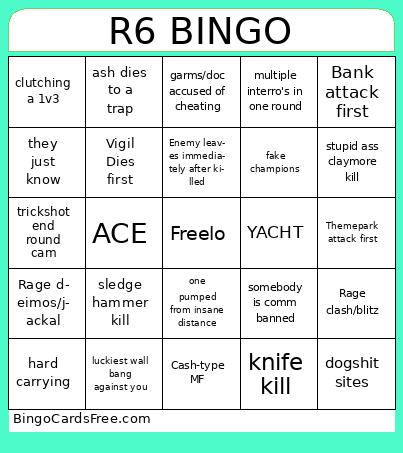 R6 bingo 
