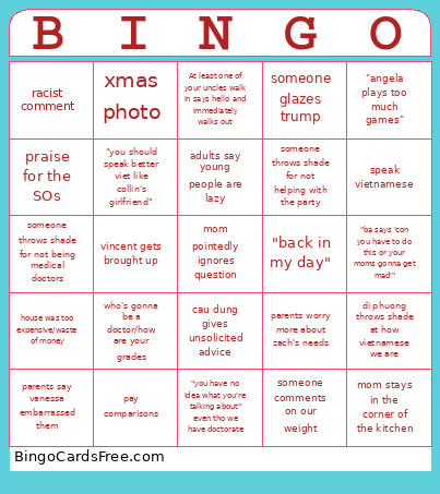 Ragebait ~ ✨ Christmas Edition ✨ ~ Bingo Card