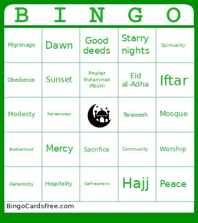 Ramadan Bingo