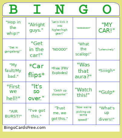 R Bingo Card