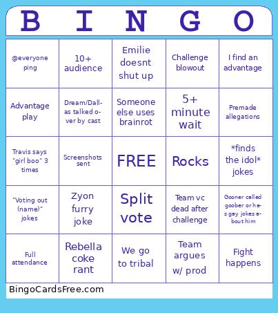Reality Network Bingo