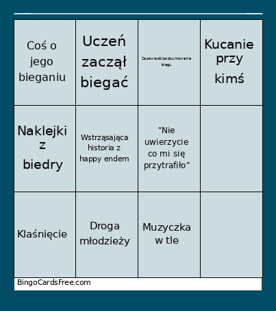 Relidżion Bingo Card