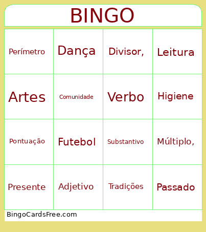 Retomada Bingo Card