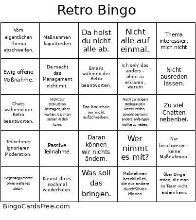 Retro Bingo