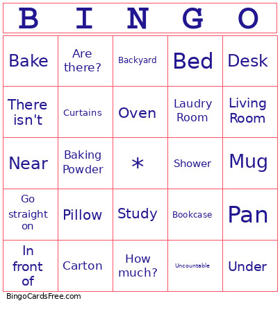 Review - 2nd Term - Sem Asteriscos Bingo Card