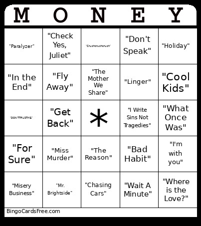 Ria Bday - ALT Bingo Card