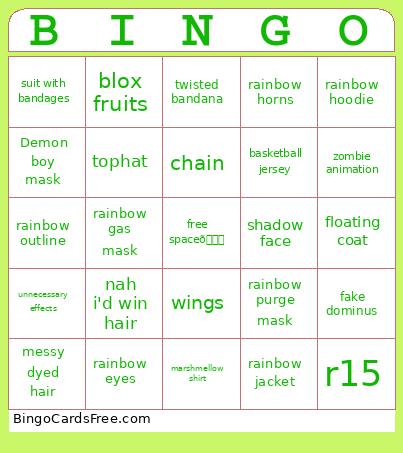 Rip luffy bingo