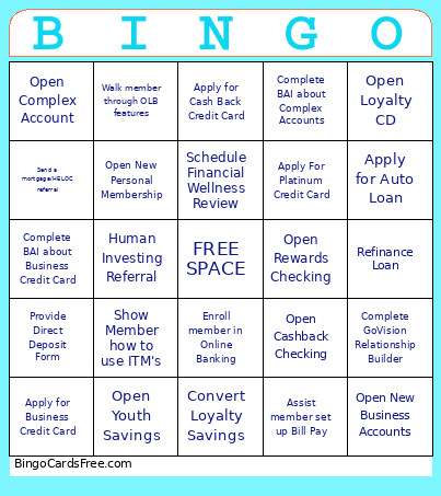 RIVERMARK MRA Bingo Card 3