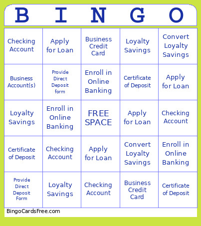 Rivermark MRA Bingo Card 2