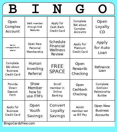 Rivermark MRA Bingo Card