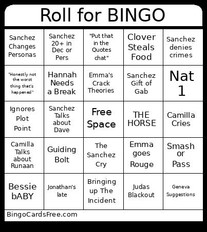 Roll for BINGO