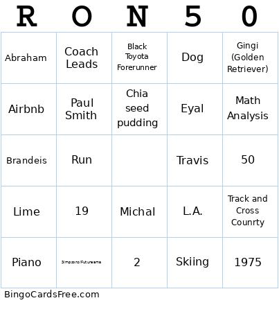 Ron50bingo