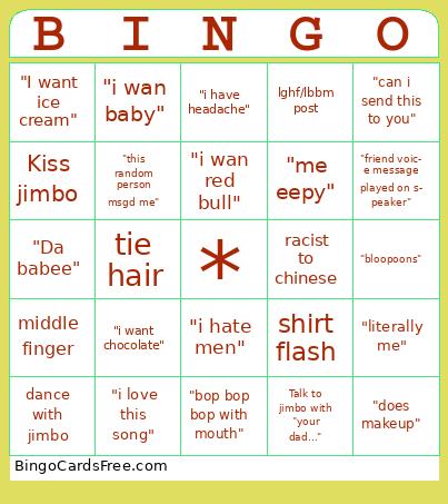roobs bingo Cards Free Pdf Printable Game, Title: BINGO