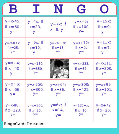 Rytjghj Bingo Card