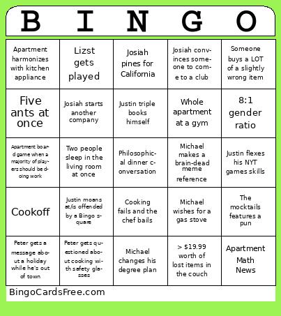 S25 Bingo