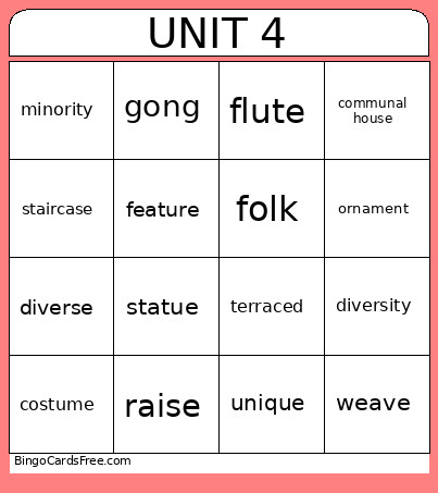 S4 -VN GROUP Bingo Card
