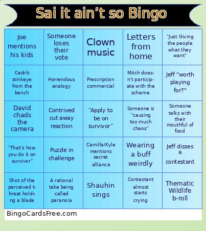 Sai it ain’t so Bingo