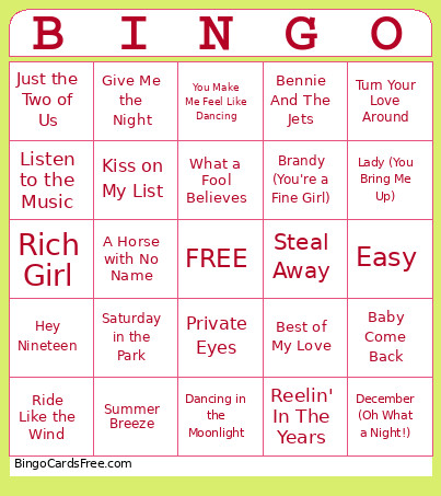 Sailing Into Summer Bingo Card