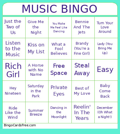 Sailing Into Summer Bingo Card