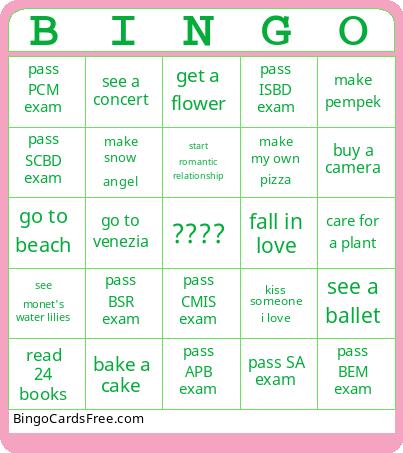 Salma's BINGO