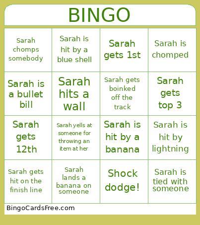 Sarah Bingo